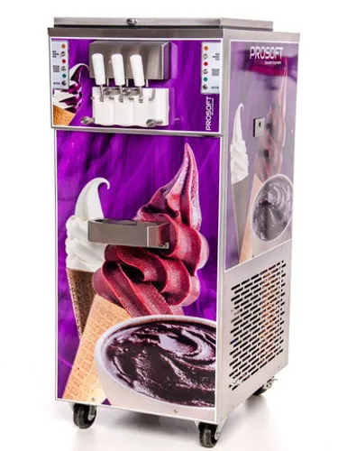 Máquina de sorvete e açaí casadinho