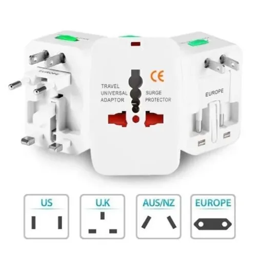 Adaptador Universal de Tomada Padrão Internacional
