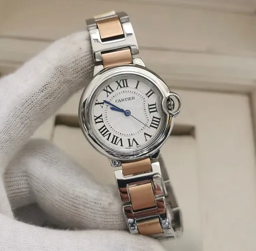 Relógio Cartier Ballon Bleu Rose 36mm Novo