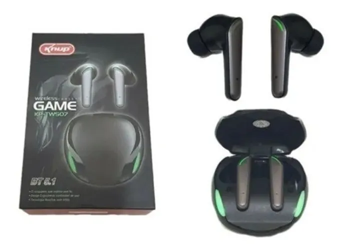 Fone De Ouvido Bluetooth Knup Kp-tws07 Game Wireless Earset