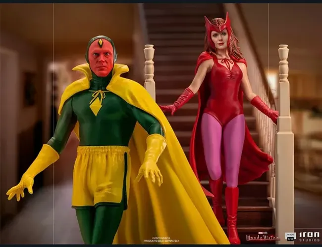 Wanda e Vision Halloween WandaVision Iron Studios