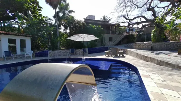 Casa temporada com piscina e sauna Enseada dos Corais.