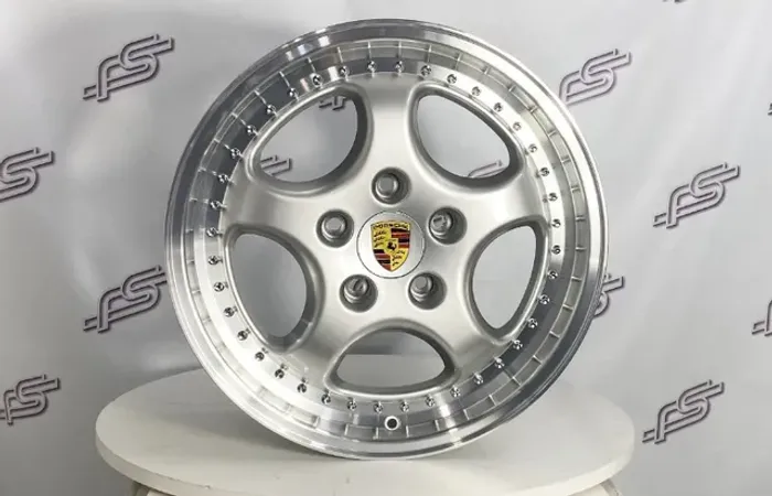 Roda Porsche gemballa Prata 5x130 - 18x8 e 18 x9,5
