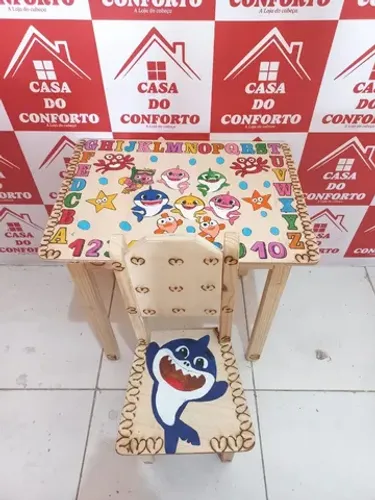 Super promoção kit cadeira e mesa infantil 