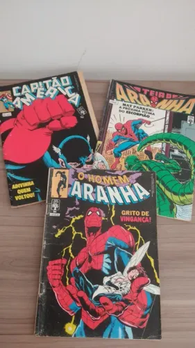homem aranha e capitao america 