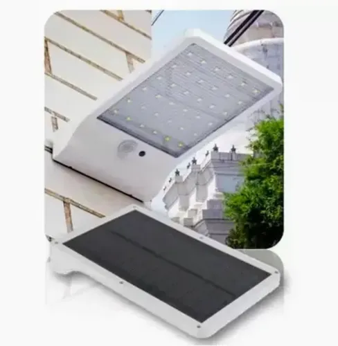 Lâmpada Luminária Solar LED Com Sensor de Movimento