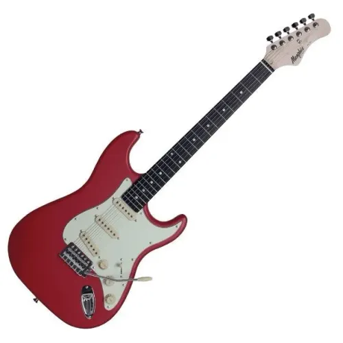 Guitarra Stratocaster Vermelha + Amplificador e Acessórios - Completa para Tocar!