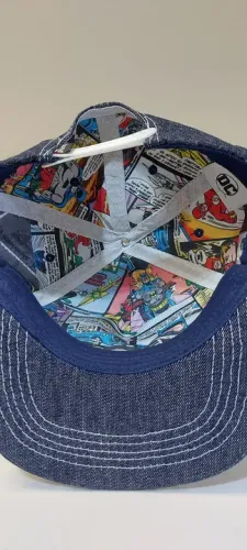 Boné Dc Comics Original-Aba Reta NOVO