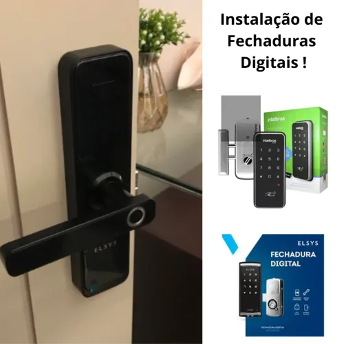 Instalação de fechadura eletrônica