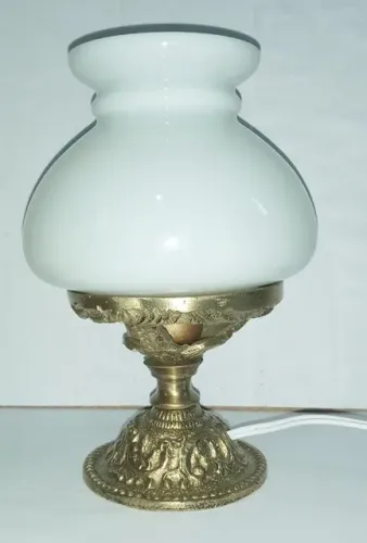 abajur lampião peque em bronze