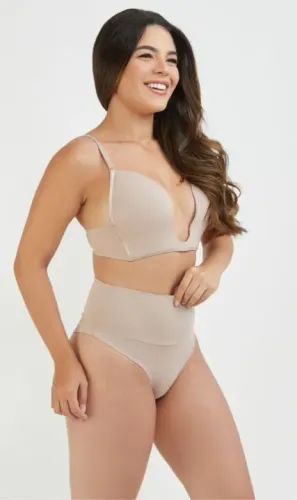 Sutiã para decote M marrom / P bege