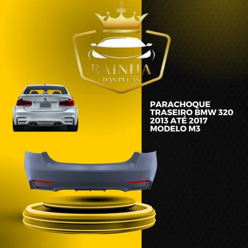 Parachoque Traseiro Bmw 320 2013 até 2017 Modelo M3