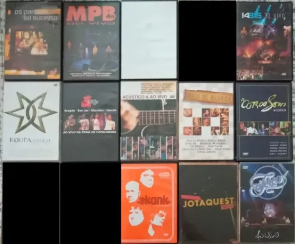 DVD Musical - Shows - Diversos artistas - Leia todo o anuncio e faça sua escolha