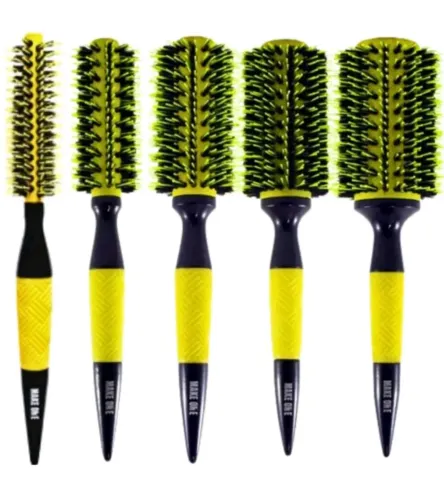 Kit de Escovas de Cabelo Make One - 5 Peças - Novas