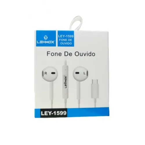 Fone de Ouvido Entrada Tipo C 