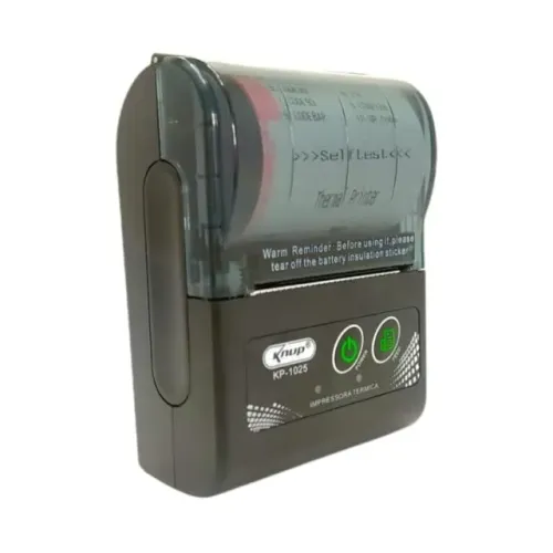 Mini Impressora Térmica Portátil Bluetooth 58mm Knup Kp-1025 - WZetta