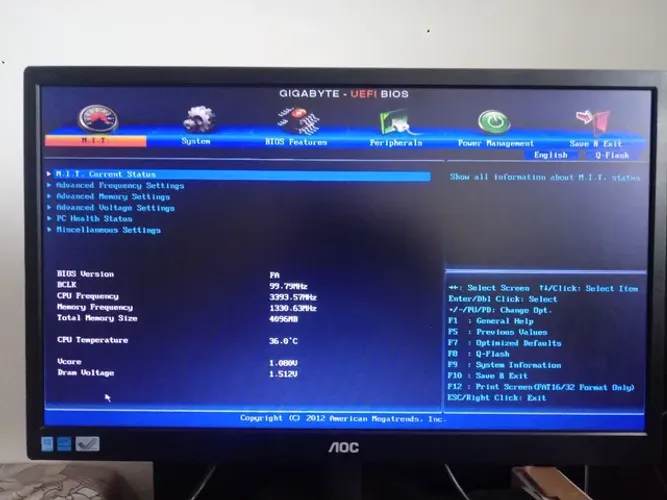 Kit placa mãe gigabyte