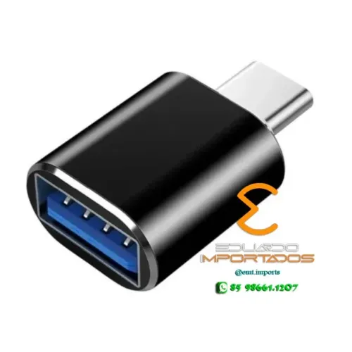 Adaptador Otg Usb Para Usb Tipo C Macho