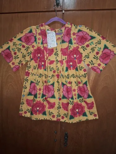 Vestido Infantil com Estampa Mexicanita Fábula - Tamanho 8 Anos