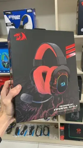 HeadSet Redragon Infernal Ryuji - Novo Lacrado - Parcelamos Sem Juros