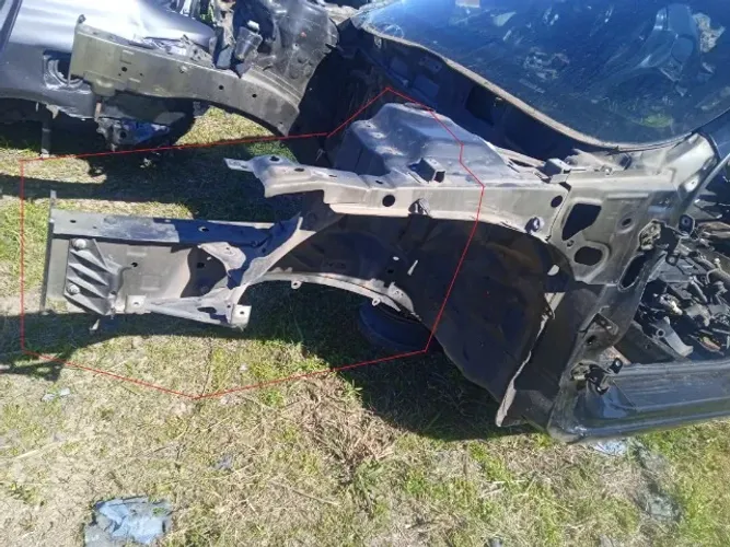 Meia Caixa Roda Diant Esquerda Longarina Ford Fusion 2006 07 08