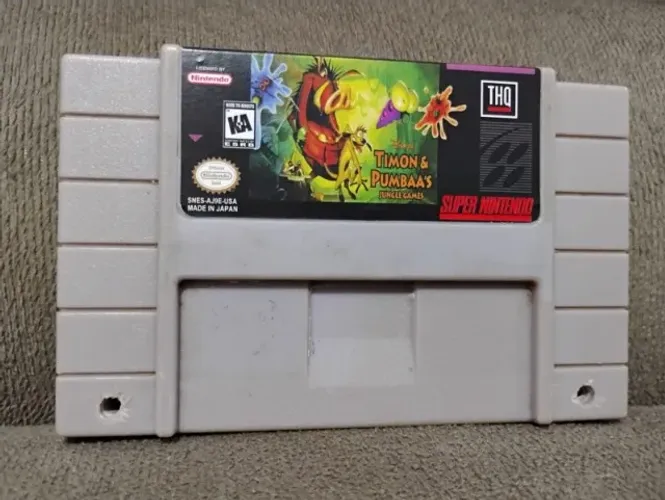 Cartucho Timon & Pumbaa's Jungle Games SNES - Paralelo