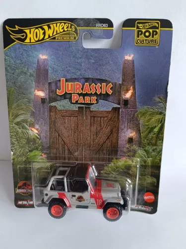 Hot Wheels Jurassic Park 92 Jeep Wrangler Sahara