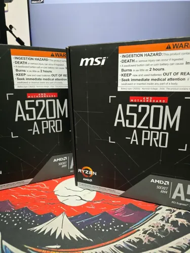Placa Mãe MSI A520M-A PRO Chipset A520, AMD AM4, mATX, DDR4 12 meses de Garantia