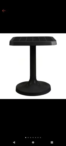 Mesa pé central desmontável 