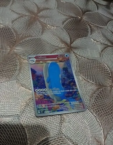 Carta pokemon Wailord holograficy