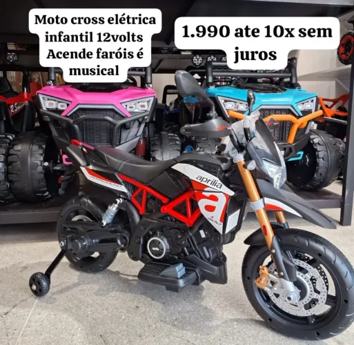 MOTO ELÉTRICA INFANTIL CROSS
