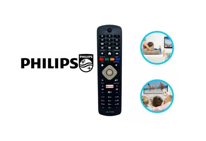 Controle Remoto Tv Philips Lcd Smart Compatível Le7276 Arduino Automação COD-CP830  