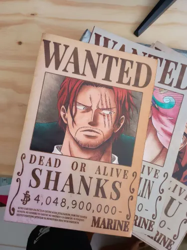 Cartaz One Piece SEMI NOVO