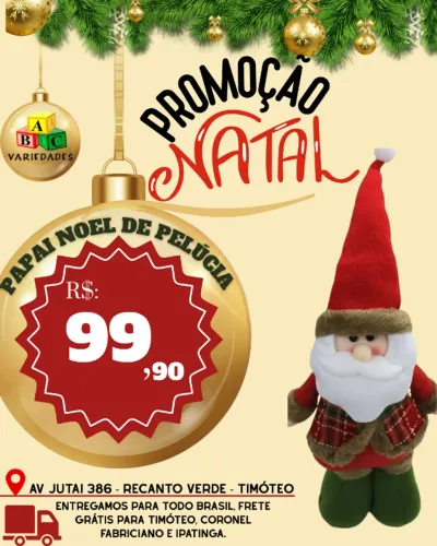 PAPAI NOEL ENFEITE NATALINO 