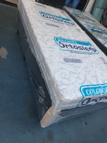 Colchão Ortosleep  e base- Novo