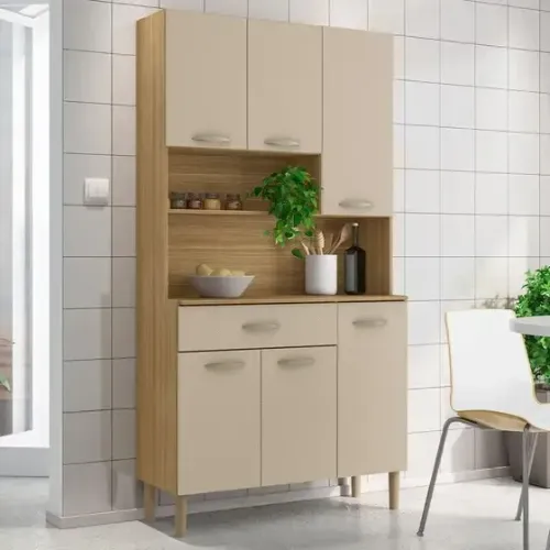 Armário de Cozinha   6 Portas 1 Gaveta 