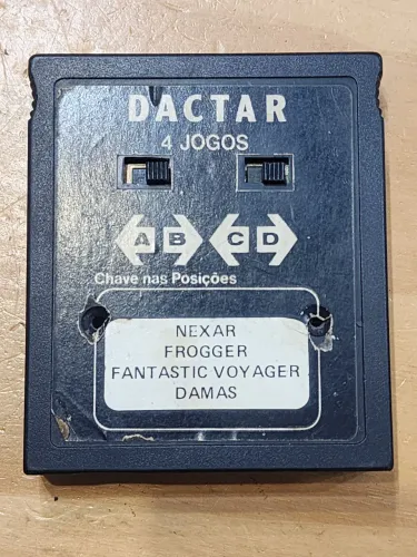 Cartucho Dactar 4 Jogos - Atari 2600