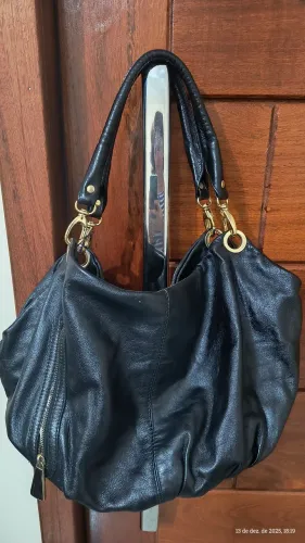 Bolsa Saco Couro legítimo 
