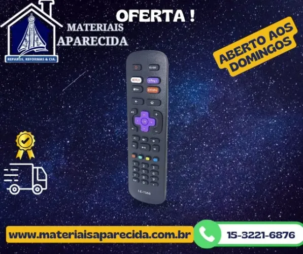 Controle Remoto para Tv Philco Roku TV 7356