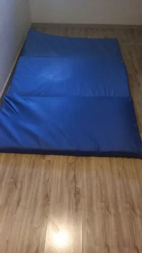 Tatame e Colchonete Dobrável Azul