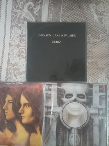 Lp's do Emerson Lake & Palmer - Trilogy, Brain Salad Surgery e Works
