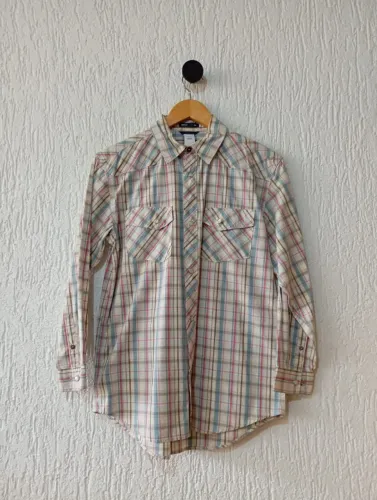 camisa xadrez gapkids veste pp/p adulto