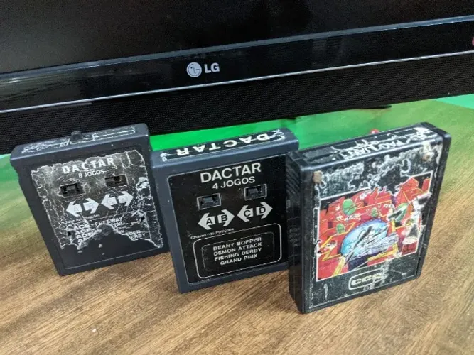Jogos Atari funcionando perfeitamente