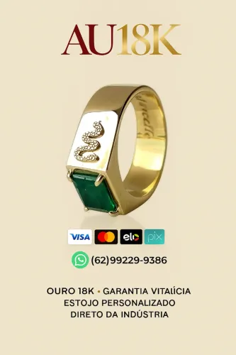 Anéis de Formatura para todas as profissões em Ouro 18k