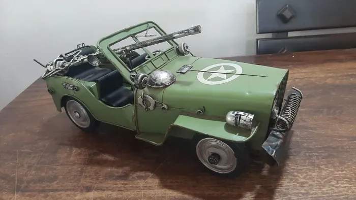 Jeep militar de metal - Coleção