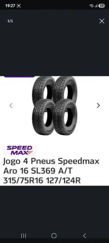 4 Pneus AT 315/75/16 Semizero!