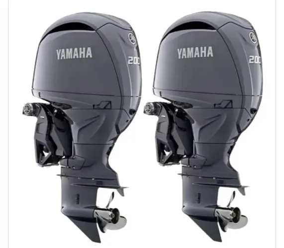 PARELHA YAMAHA 200hp P/ elétrica power Trim - Motor de popa novo 