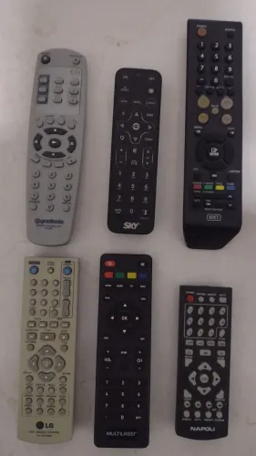6 Controles Remotos Diversos