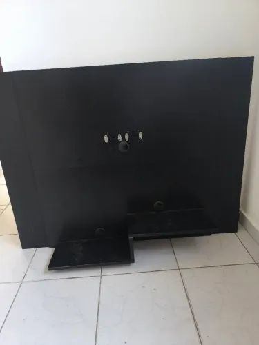 Painel para TV preto MDF