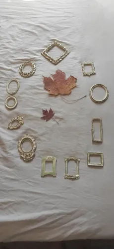 Molduras miniatura para decoração